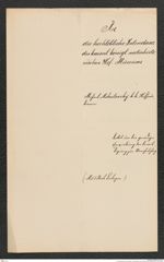 k.k. naturhistorisches Hofmuseum, Intendanzakten 1885-1896 (Hauer), Aktenzahl Z.221/1887, Seite 4